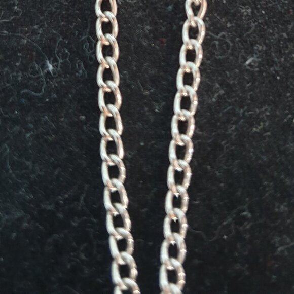 Stunning Vintage Solid Sterling Silver Elephant Pendant Olink Claspless Necklace - Picture 11 of 11